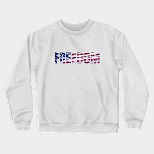 FREEDOM - American Flag Crewneck Sweatshirt